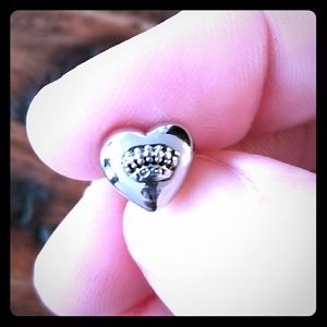 Juicy Couture Heart Stud Earrings